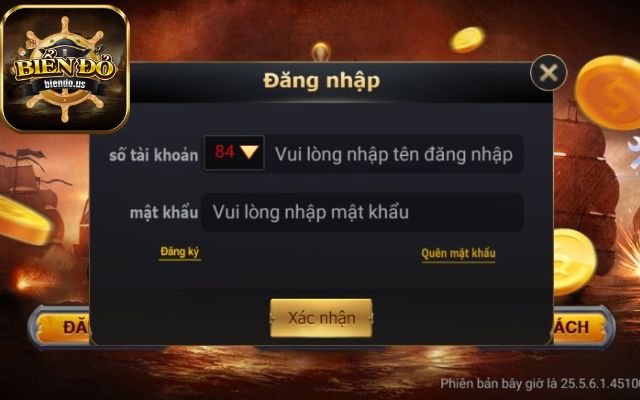 Đăng nhập trang chủ Biendo